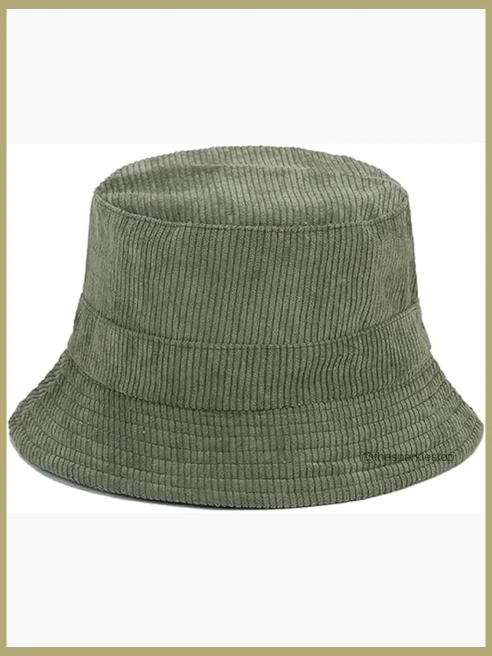 Corduroy Bucket Hat Reversible Unisex Travel Daily Cap